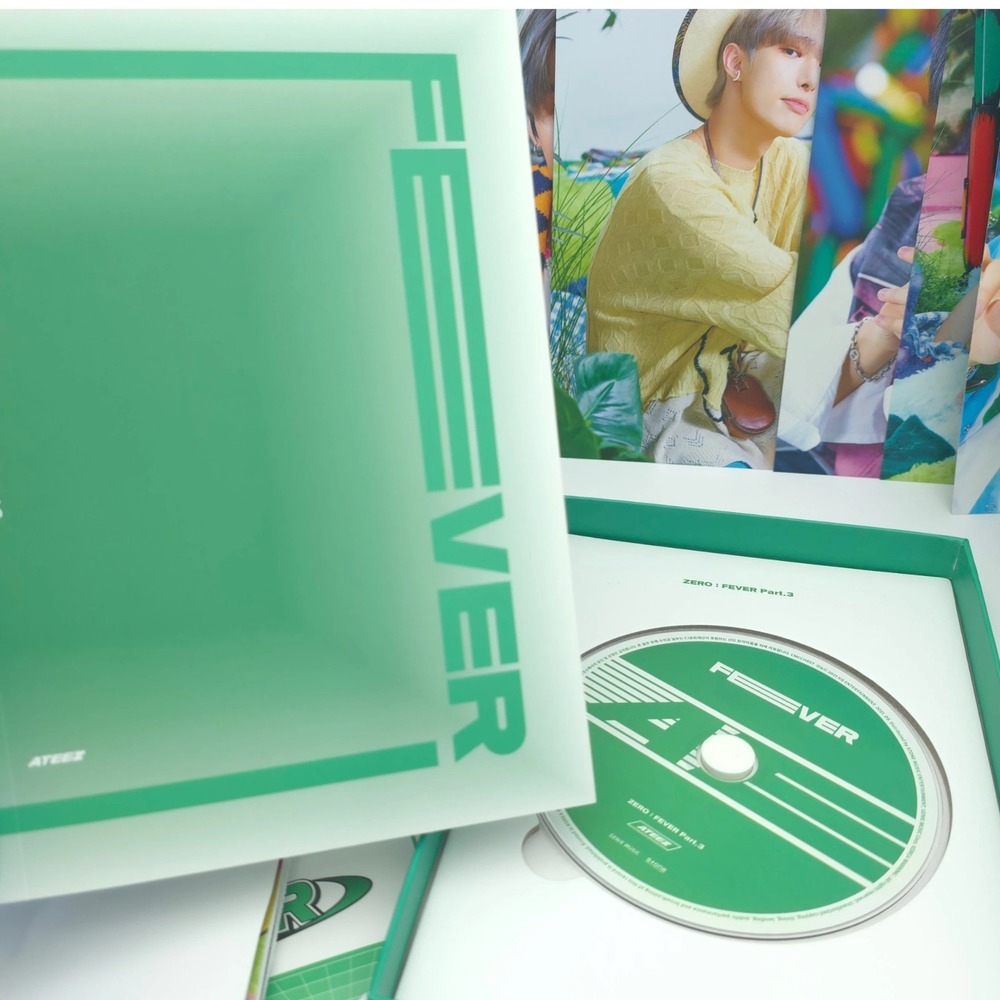 ATEEZ Zero Fever Part.3 Eternal Sunshine CD Album Photocard Inclusions Set Kpop‎